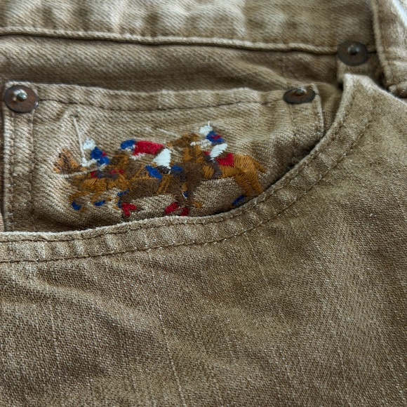 NWT Polo Ralph Lauren Classic Fit Baxter Tan 867 Jeans Size 32x32 - Picture 9 of 16